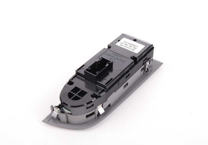 Interruptor de elevalunas eléctrico para conductor OEM 61319217333 para BMW E90, E91. Original BMW.