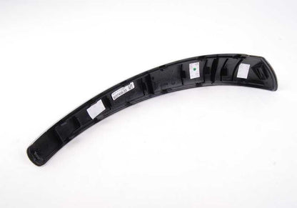 Embellecedor interior tirador puerta derecha aluminio glaciar OEM 51418037456 para BMW E81, E82, E87, E88. Original BMW.