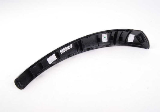 Embellecedor interior tirador puerta derecha aluminio glaciar OEM 51418037456 para BMW E81, E82, E87, E88. Original BMW.