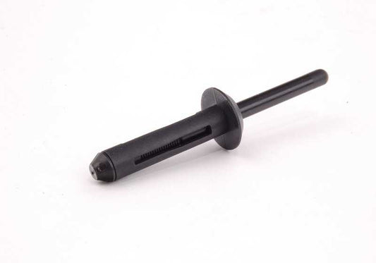Remache 6x25mm OEM 51118047458 pour BMW E90, E90N, E91, E91N, F30, F31, F35. BMW d'origine. Idéal pour les fixations corporelles, les pièces pare-chocs ou aérodynamiques.