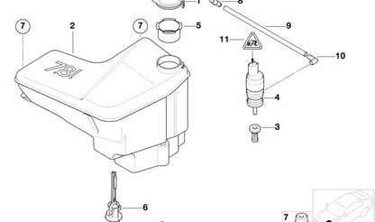 Conector para BMW E87, E91, E65, E66, E53 (OEM 61688252747). Original BMW