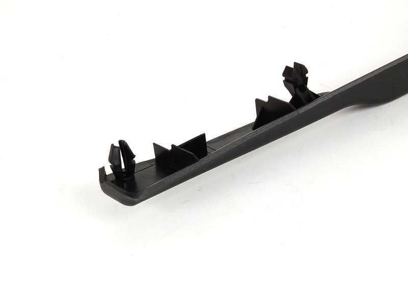 Embellecedor guía asiento izquierdo OEM 52108248211 para BMW E46, E63, E63N. Pieza original BMW.