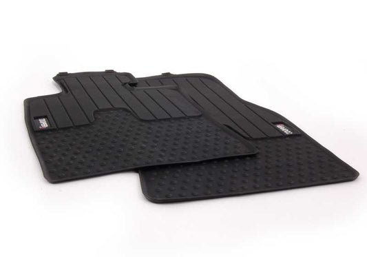 Tapetes de borracha antiderrapantes originais BMW OEM 51472243908 para MINI R55 R56 R57 R58 R59. Resistente à água e fácil de limpar