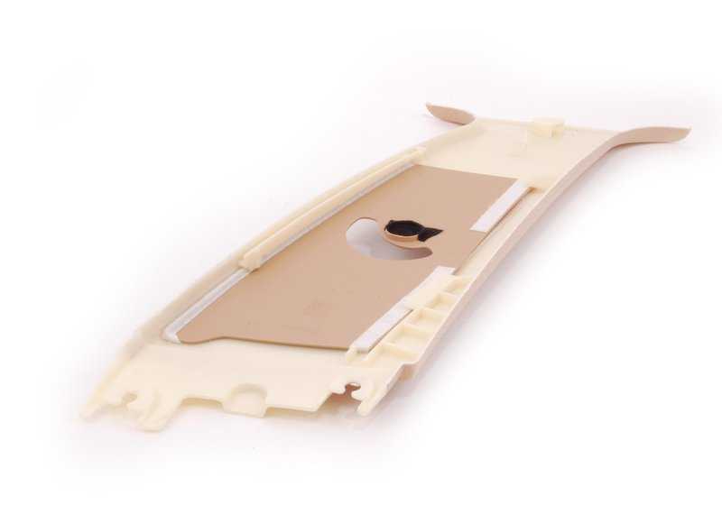 Carcasa columna central superior izquierda sandbeige OEM 51438207193 para BMW Serie 5 E39. Original BMW.