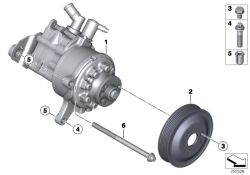 Casquillo de corredera con rosca M10 OEM 32428576598 para MINI F56, F55, Clubman F54, Cabrio F57, Countryman F60... y más. Original MINI.