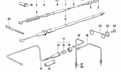 OEM 32731230037 change lever overall for BMW R50, R60 and R75. Original BMW Motorrad.