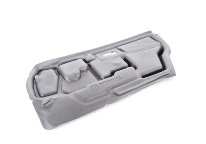 Aislante acústico puerta delantera izquierda OEM 51488195409 para BMW E36. Original BMW.