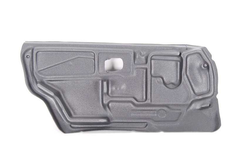 Aislante acústico puerta delantera izquierda OEM 51488195409 para BMW E36. Original BMW.