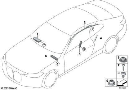 Tuerca hexagonal para BMW F82, F83, G11, G20, G30, G31, G80 (OEM 07119902751). Original BMW.