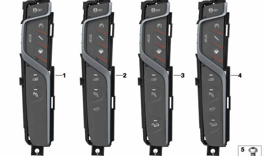 Modulo di controllo della console centrale OEM 61318076643 per BMW F90 (M5). BMW originale.