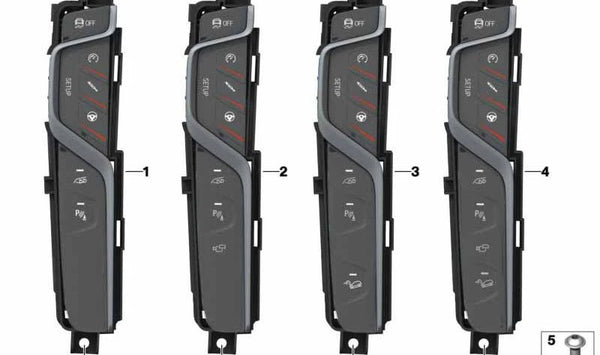 Módulo de control de consola central OEM 61318076643 para BMW F90 (M5). Original BMW.