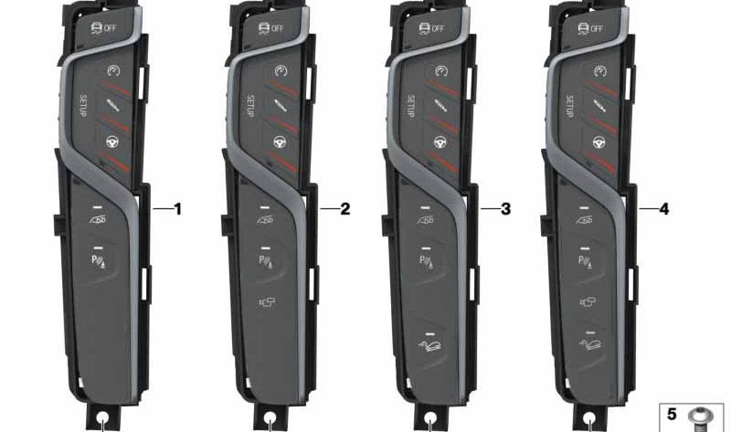 Unidad de control consola central OEM 61318076646 para BMW F97, F98. Original BMW.