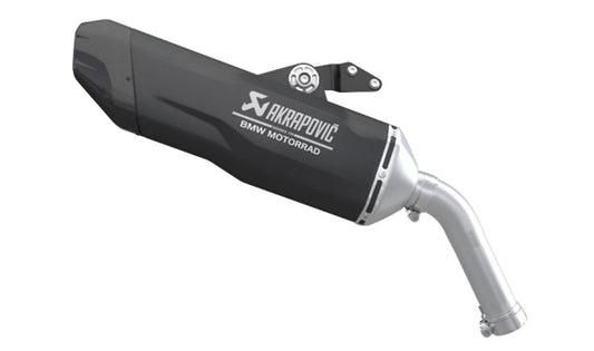Black Sports Silenciador OEM 77115A1B295 Para motocicletas BMW F 750 GS, F 850 ​​Gs, F 850 ​​Gs Adventure, F 800 Gs, F 900 Gs, F 900 Gs Adventure. BMW Motorrad original.