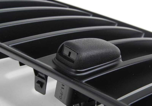 Left air intake decorative grille for BMW X5 E53 (OEM 51137113729). Original BMW.