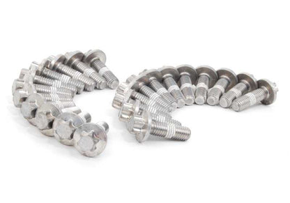 Aluminum screw set of the oil crankcase for BMW E81, E82, E87, E88, F20, F21, F22, F23, F87, E90, E91, E92, E93, F30, F31, F34, F35, F32, F33, F36 , E60 , E61, F10, F11, F18, E63, E64, E65, E66, F01, F02, E84, E83N, F25, F26, E70, F15, E71, F16