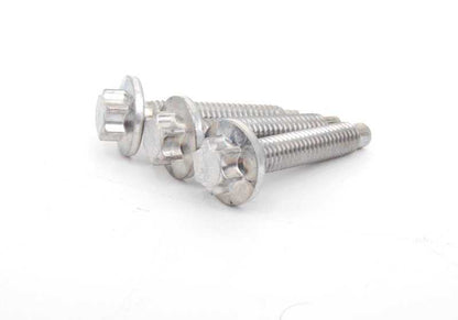 Aluminum screw set for OEM oil pump 11410426472 for BMW E81, E82, E87, E88, E90, E91, E92, E93, E60, E61, F10, F11, F18, E63, E64, E65, E66, F01, F02, E84, E83, E83, F25, F25, F25, F25, F25, E8 E71, E85, E86, E89. BMW original.