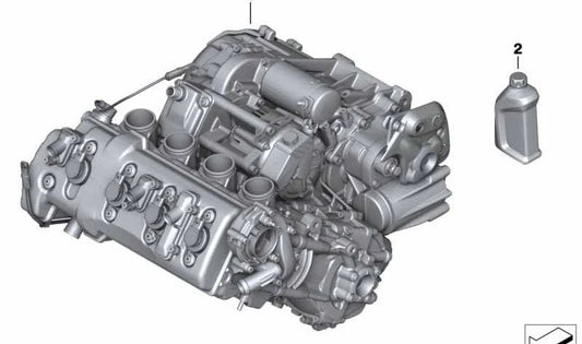 Motor negro OEM 11007713462 para motos BMW K1300S, K1300R, K1300GT. Original BMW Motorrad.