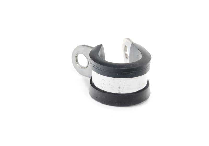 Abrazadera OEM 64503450202 para BMW E21, E30, E36, E46, E12, E28, E34, E39, F07, F10, F11, E24, F06, F12, F13, E23, E32, E65, E66, F01, F02, F04, E84, E83, E70, F15, E71, F16, Z1, Z3, E52, i3 I01. Original BMW.
