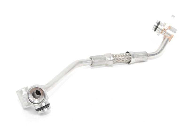 Tubería de aceite de turbo (conducto de alimentación) OEM 11427562798 para BMW E82, E88, E90, E90N, E91, E91N, E92, E92N, E93, E93N, E60N, E61N, F01, F02, E71, E89. Original BMW.