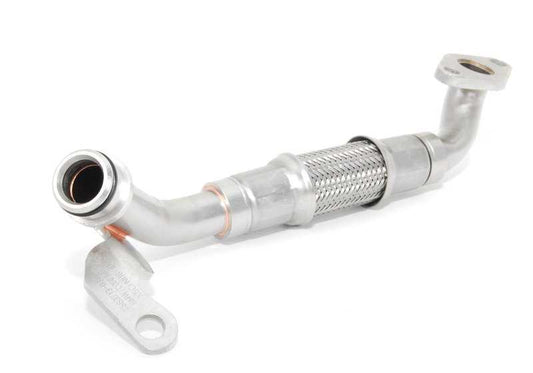 Tubería de retorno de aceite OEM 11427563713 para BMW E82, E88, E90, E91, E92, E93, E60, E61, F01, F02, E71, E89. Original BMW.