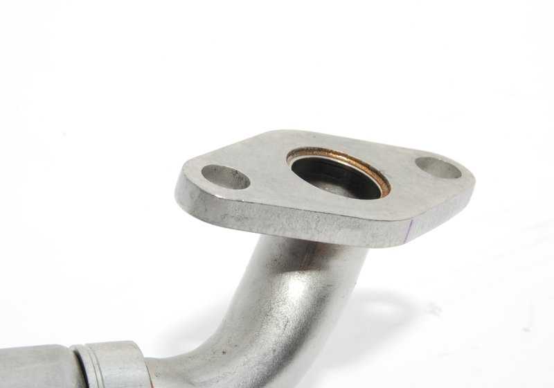 Tubería de retorno de aceite OEM 11427563713 para BMW E82, E88, E90, E91, E92, E93, E60, E61, F01, F02, E71, E89. Original BMW.
