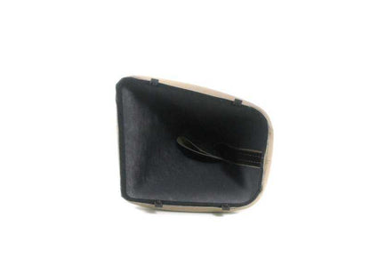 Recubrimiento de palanca de mando beige cuero artificial OEM 25111434352 para BMW 3' E46 316Ci, 318Ci, 316i, 318i... y más. Original BMW.