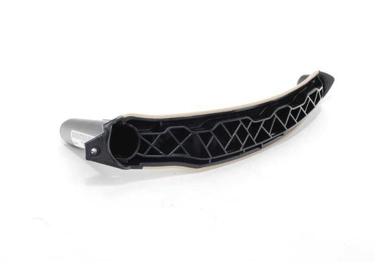 Asa interior puerta izquierda (color beige) OEM 51416969403 para BMW E70, E71, E72. Recambio original BMW.