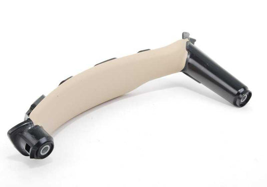 Asa interior puerta izquierda (color beige) OEM 51416969403 para BMW E70, E71, E72. Recambio original BMW.