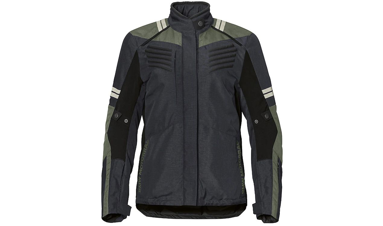 Chaqueta Reschen GORE-TEX mujer talla 44 azul/gris OEM 76137913424 para BMW. Original BMW Motorrad.