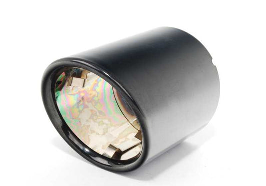 Chromed exhaust tip in black for BMW 1 Series E82, E88, X1 E84 (OEM 18307559999). Original BMW