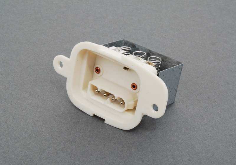 Resistencia calefacción OEM 64111384328 para BMW E34 520i (todos los modelos y motorizaciones indicados). Pieza original BMW para sistema de climatización.