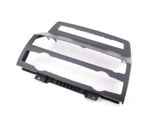 Matte Black Center Frame OEM 51456967464 for BMW X5 (E70) and X6 (E71, E72). Genuine BMW.
