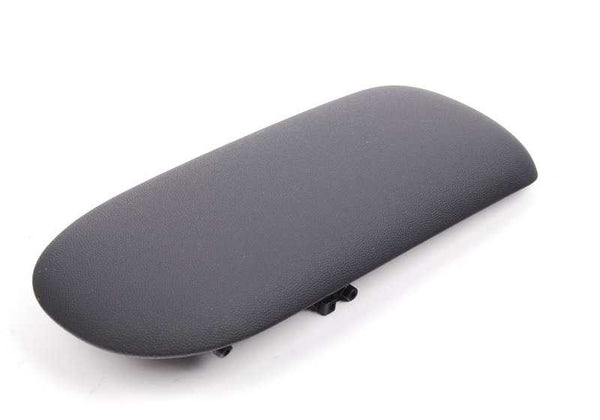 Reposabrazos central de piel sintética OEM 51162753341 para MINI R55, R56, R57, R58, R59. Compatible con modelos Cooper con cambio manual y automático. Color negro. Original MINI.