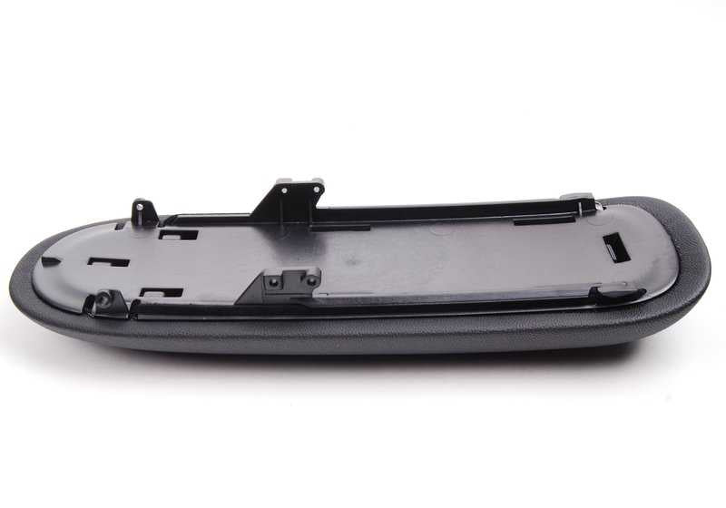 Reposabrazos central de piel sintética OEM 51162753341 para MINI R55, R56, R57, R58, R59. Compatible con modelos Cooper con cambio manual y automático. Color negro. Original MINI.