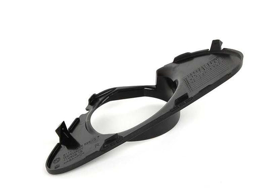 Moldura antinieblas derecha OEM 51117055526 para BMW E63 y E64. Original BMW.