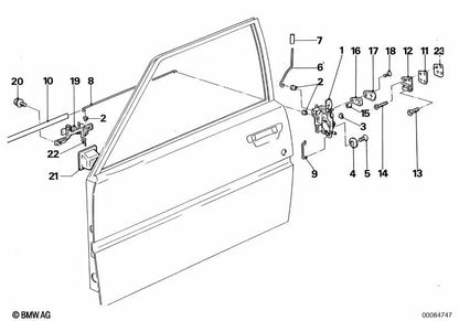 BLOCK button for BMW E81, E82, E87, E87N, E88, F22N, F87N, E21, E30, E36, E90, E90N, E91, E91N, E92, E92N, E93, E93N, E24, E84, E70, E70N, E70n , E86, E89 (OEM 51211805643). Original BMW