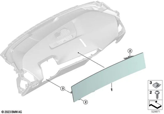 Multi funktionaler Bildschirm für BMW U06, U11, U12 (OEM 65505A79110). Original BMW