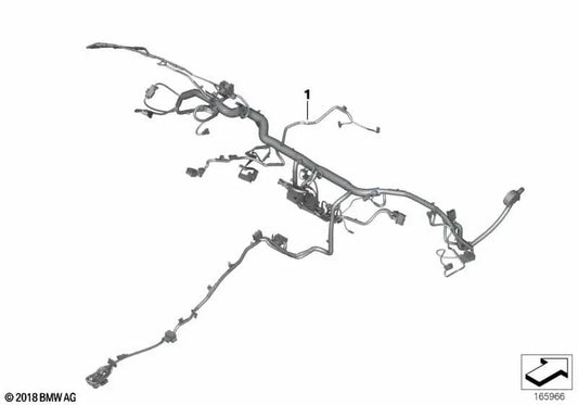 Blapp -Verkabelung für BMW E88 (OEM 61119222399). Original BMW