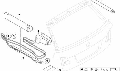 Unidad hidráulica OEM 51247163661 para BMW E61 (Serie 5 Touring). Original BMW