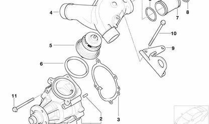 O-Ring for BMW 3 Series E36, E46, Z4 E85, E86 (OEM 11531318402). Genuine BMW.