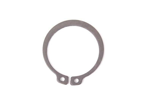 Anillo de seguridad OEM 27211224631 para BMW E30. Pieza original BMW para el sistema del cambio o transmisión. Ideal para mantenimiento o reparación con recambio original.