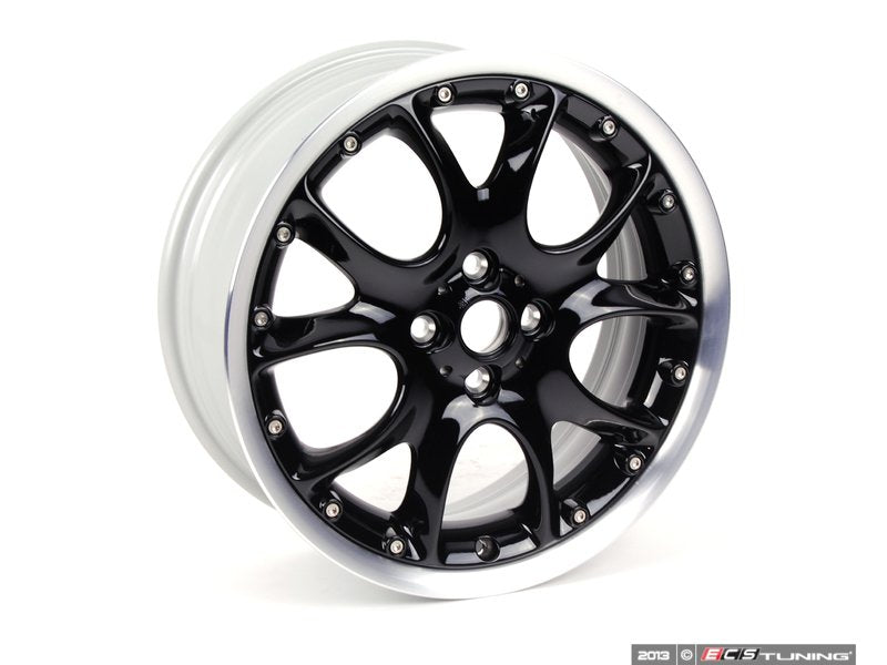 Cerchio in lega 7Jx17 ET48 nero (2 pezzi) OEM 36116787710 per MINI R50, R53, R56, Clubman R55, Cabrio R52/R57, Coupé R58, Roadster R59... e altro ancora. MINI originale.