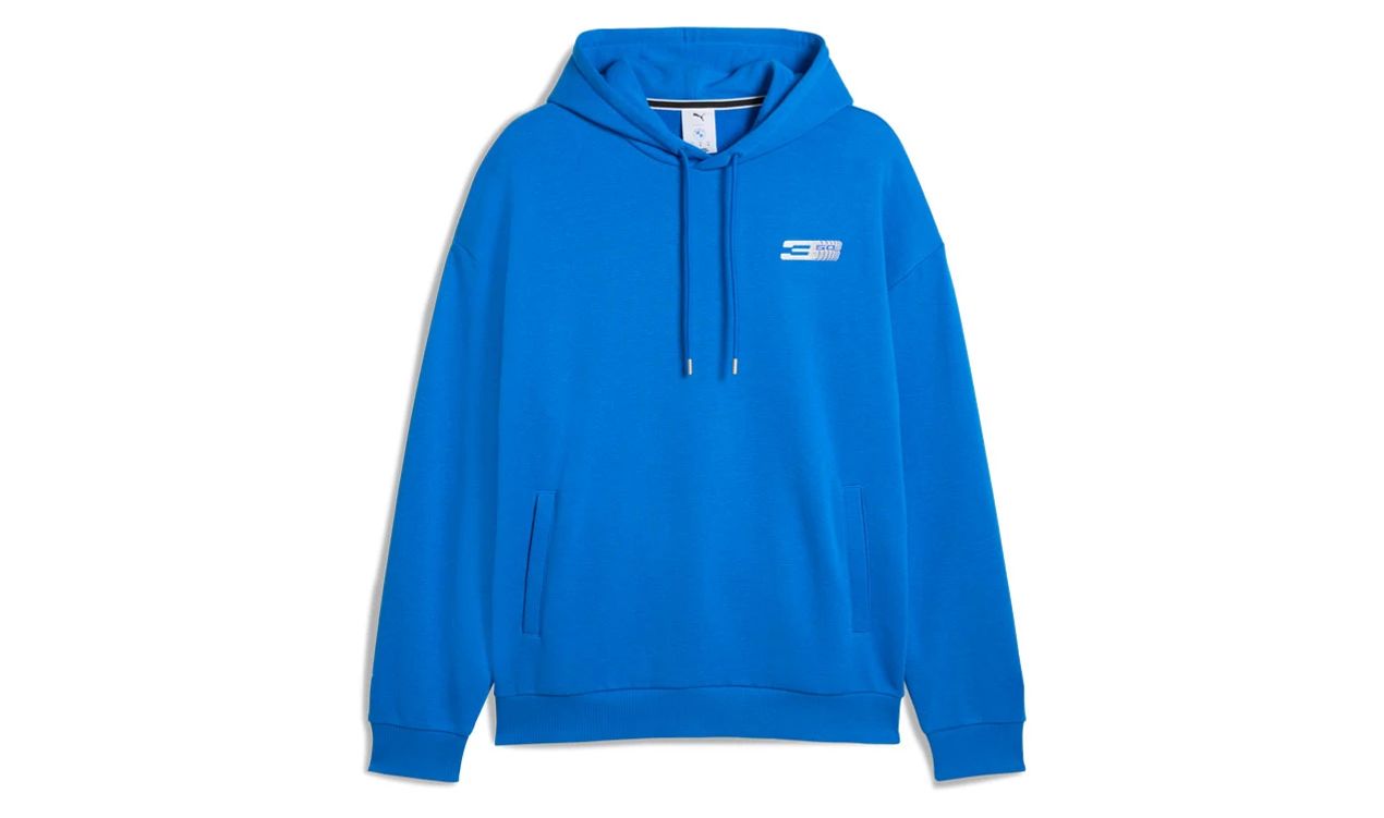 Sudadera con capucha azul talla L OEM 80145B7E1A8 válida para BMW. Original BMW.
