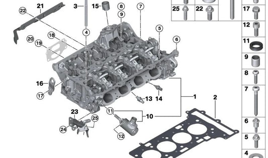 Pasador cilíndrico 4x16mm OEM 07119942082 para BMW {F20,F21,F40,F52,F70,F22,F23,F44,F45,F46,G42,G87,U06,F30,F31,F34,F35,G20,G21,G28,G80,G81,F32,F33,F36,G22,G23,G26,G82,G83,G30,G31,G38,G60,G61,G68,G32,G11,G12,F48,F49,U11,U12,F39,U10,F97,G01,G08,G45,F