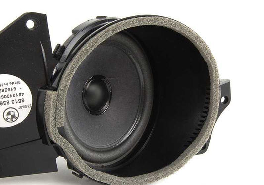 Rear Left Speaker OEM 65138360677 for BMW E36. Original BMW.