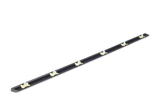 Moldura de puerta trasera izquierda OEM 51138208399 para BMW E38. Original BMW.