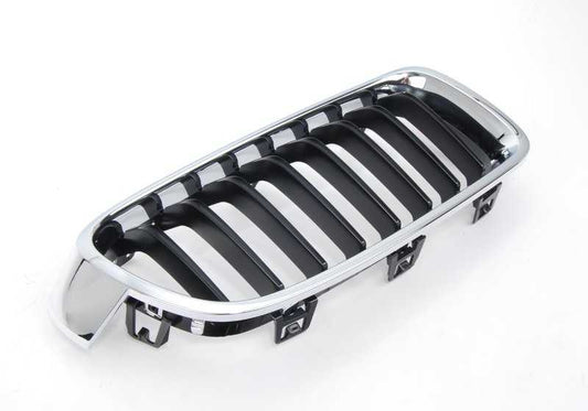 Rejilla decorativa delantera derecha Sport Line OEM 51137260498 para BMW Serie 3 F30, F31... y más. Original BMW.