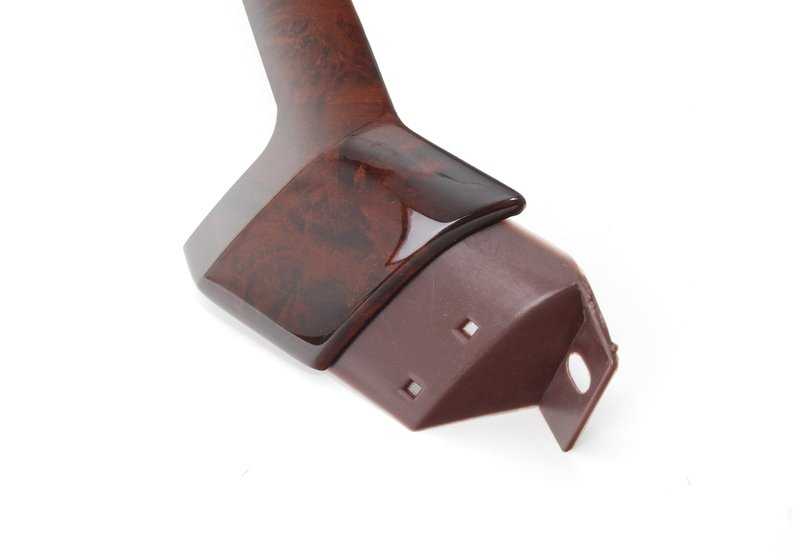 Moldura de salpicadero en madera de mirto OEM 51458203827 para BMW E46. Original BMW.