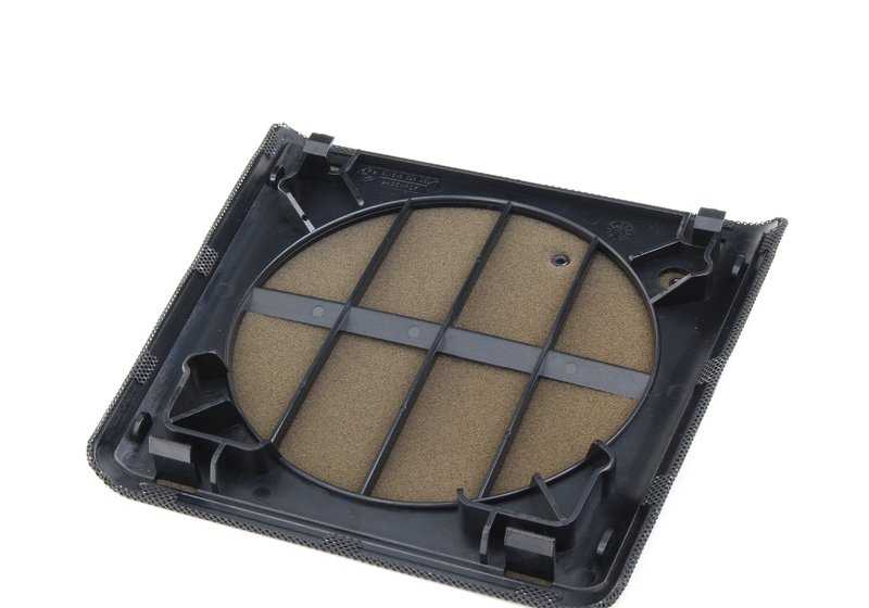 Embellecedor negro OEM 51168410429 para BMW Z3 E36 (modelos: 1.8, 1.9, 2.0) con transmisión manual o automática. Original BMW.