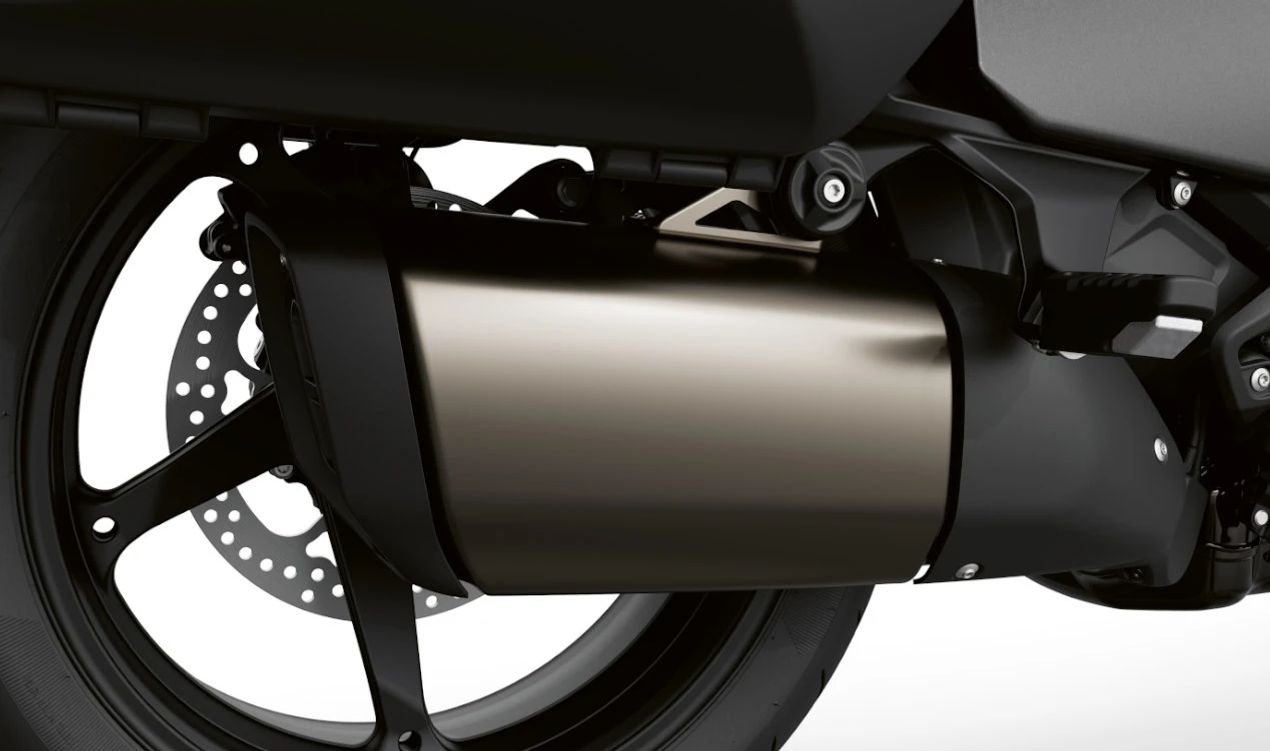 OEM-Endschalldämpfer 18515A788E8 für BMW Motorräder R1250RT, R1200RT, R1250GS... und mehr. Original BMW Motorrad.